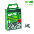 Spax Sheet Metal Screw, #6 x 5/8 in, Zinc Plated Flat Head 4101010350162